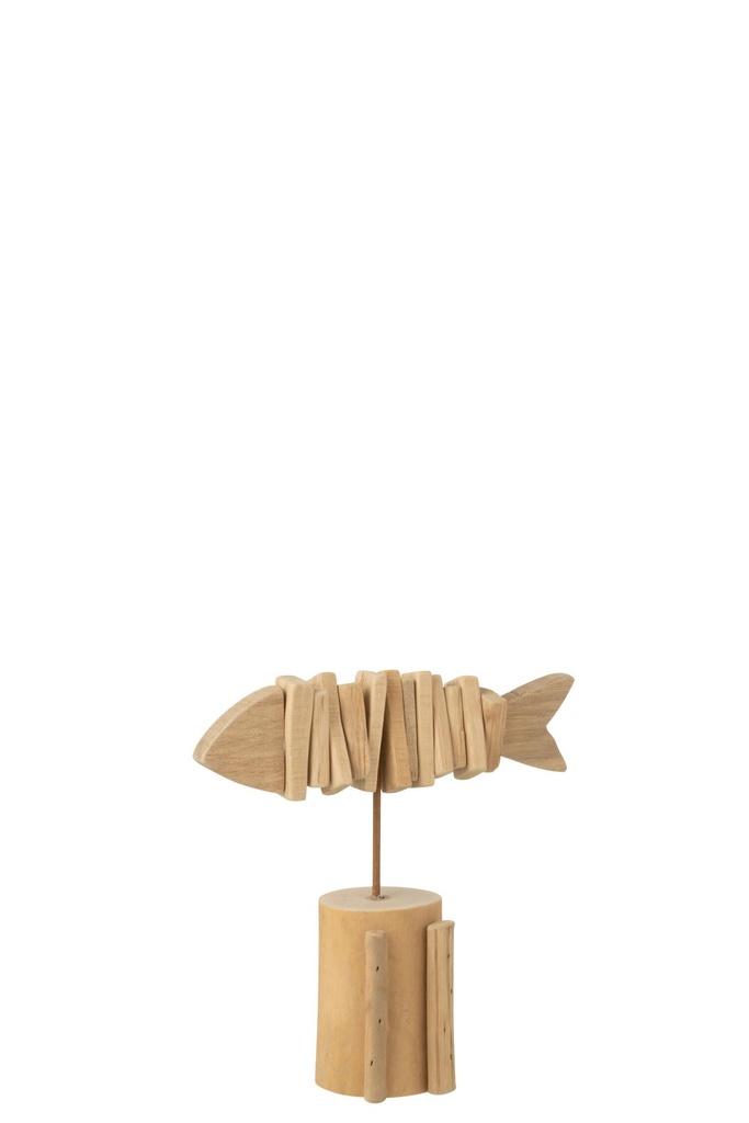 Poisson en Bois à Poser 