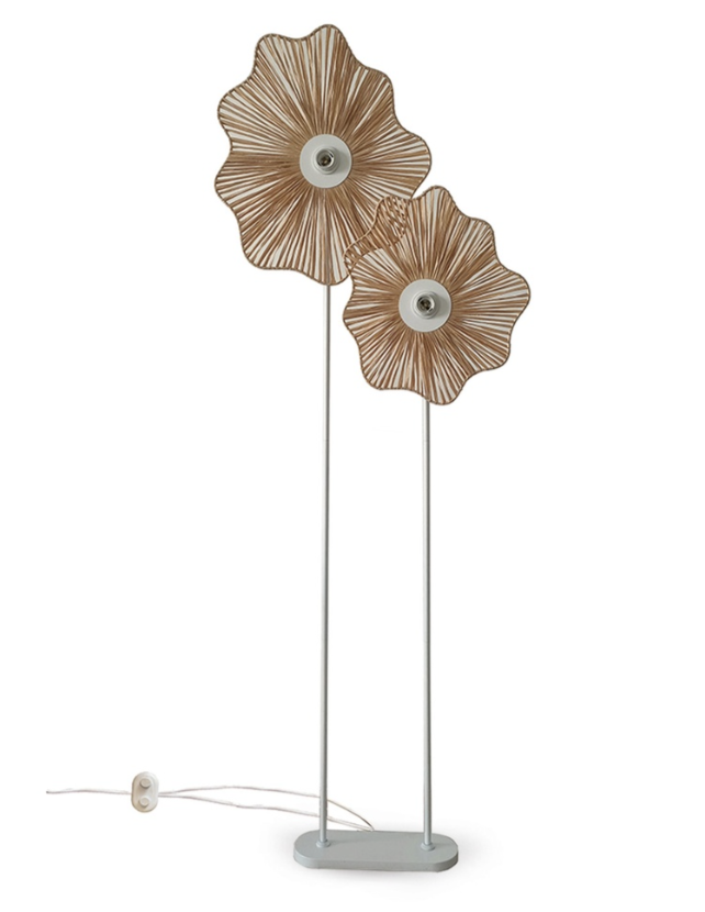Lampe  - Fleurs 