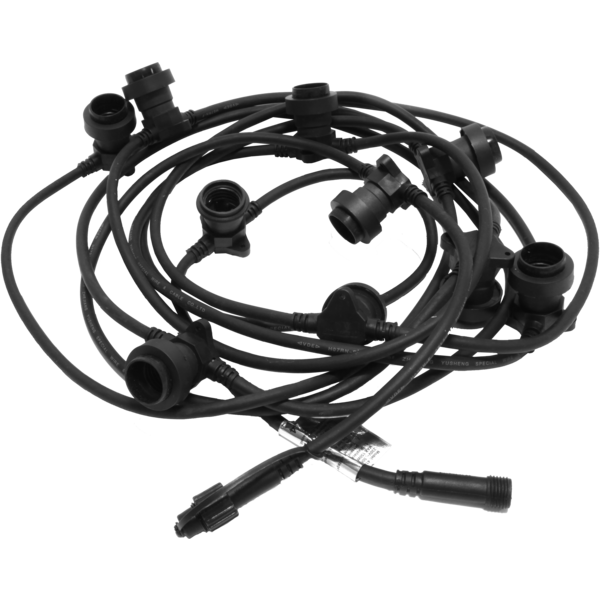 Guirlande Outdoor Noire - Extra Connecta 