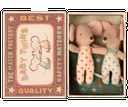 Maison de poupée - Boîte d'allumettes « Jumeaux » (bébé souris)
