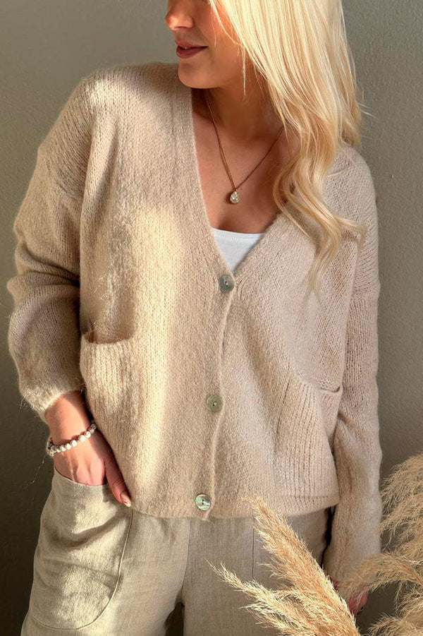 BYPIAS - Cardigan Torrez (beige)
