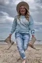 BYPIAS - Bow jeans noeud