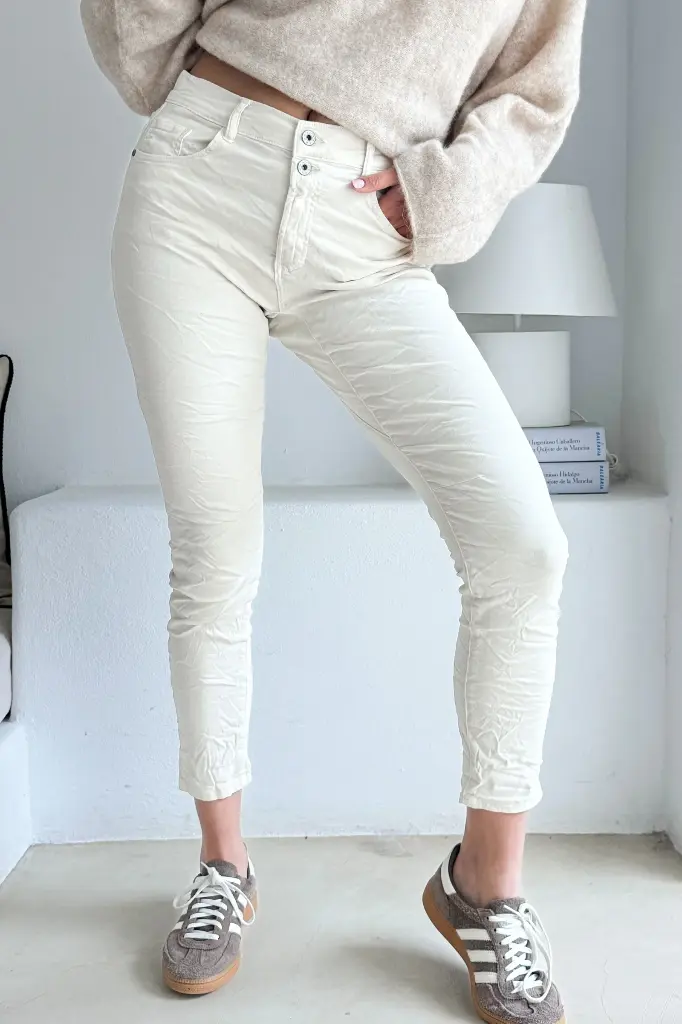 BYPIAS - Jeans blanc 