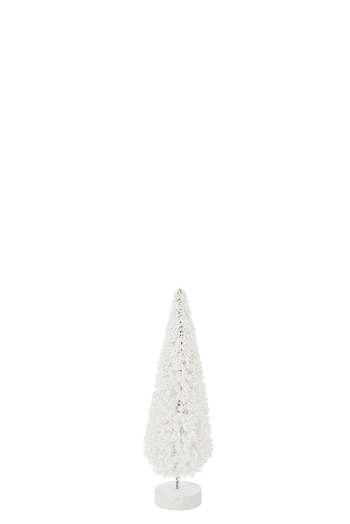 Sapin de Noël - Blanc Perlé (petit)
