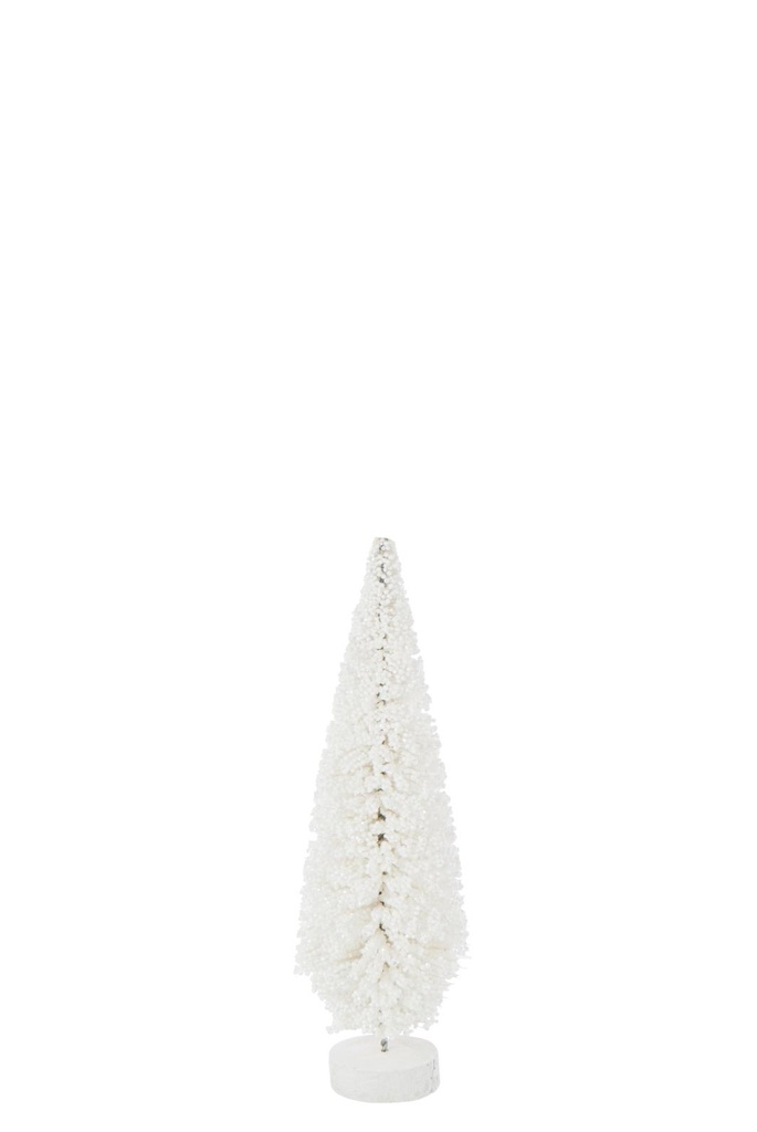 Sapin de Noël - Blanc Perlé (moyen)