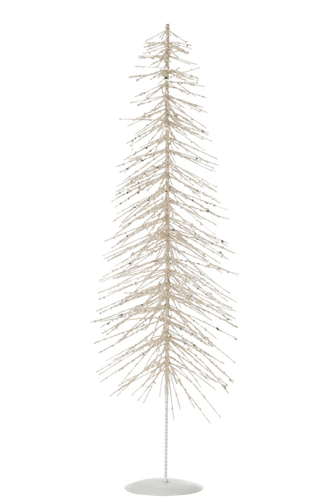 Sapin de Noël - Paillettes Argent (grand)