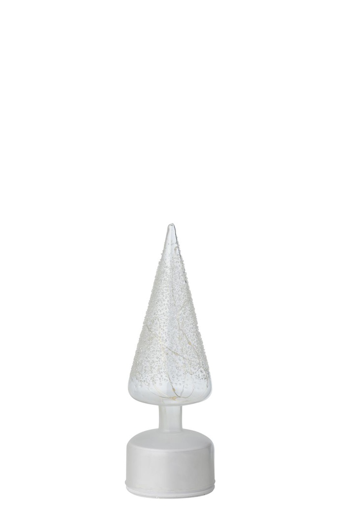 Sapin en Verre LED - Tournant (petit)