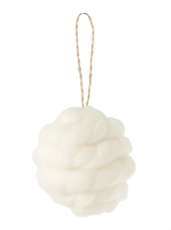 Boule de Noël - Laine