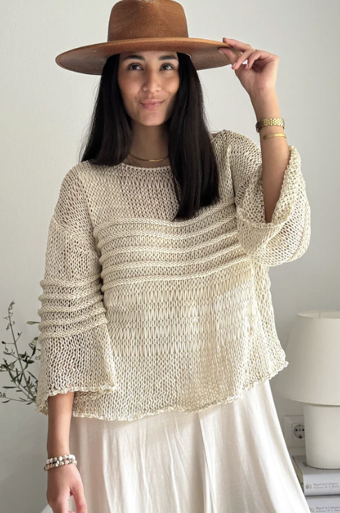 BYPIAS - Mesh Mirage Jumper (sand) 