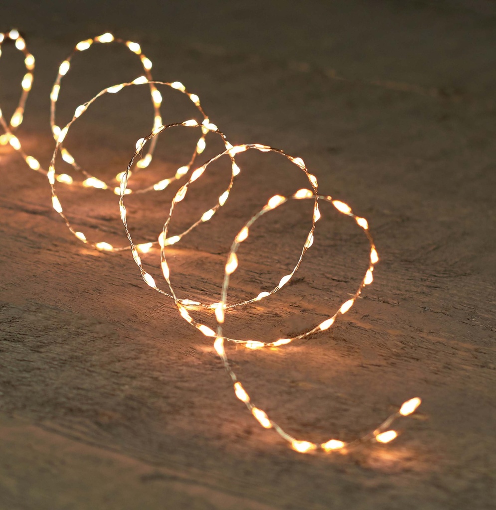 Guirlande 66 LED (piles)