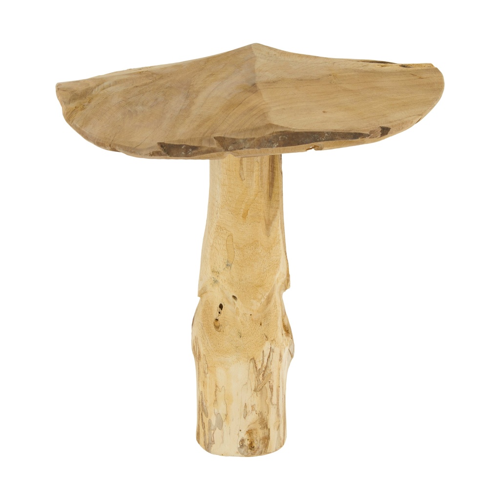 Champignon en Teck 