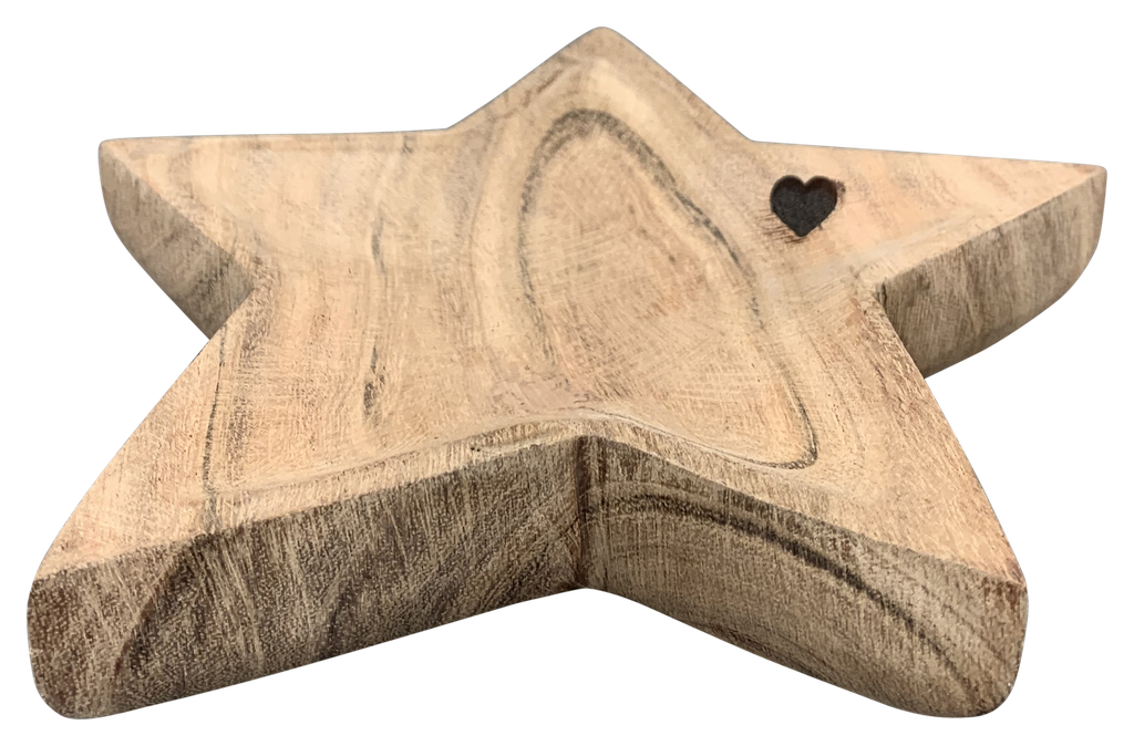 Assiette en Bois - Étoile