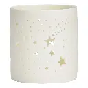 Photophore Blanc - Étoiles (petit)
