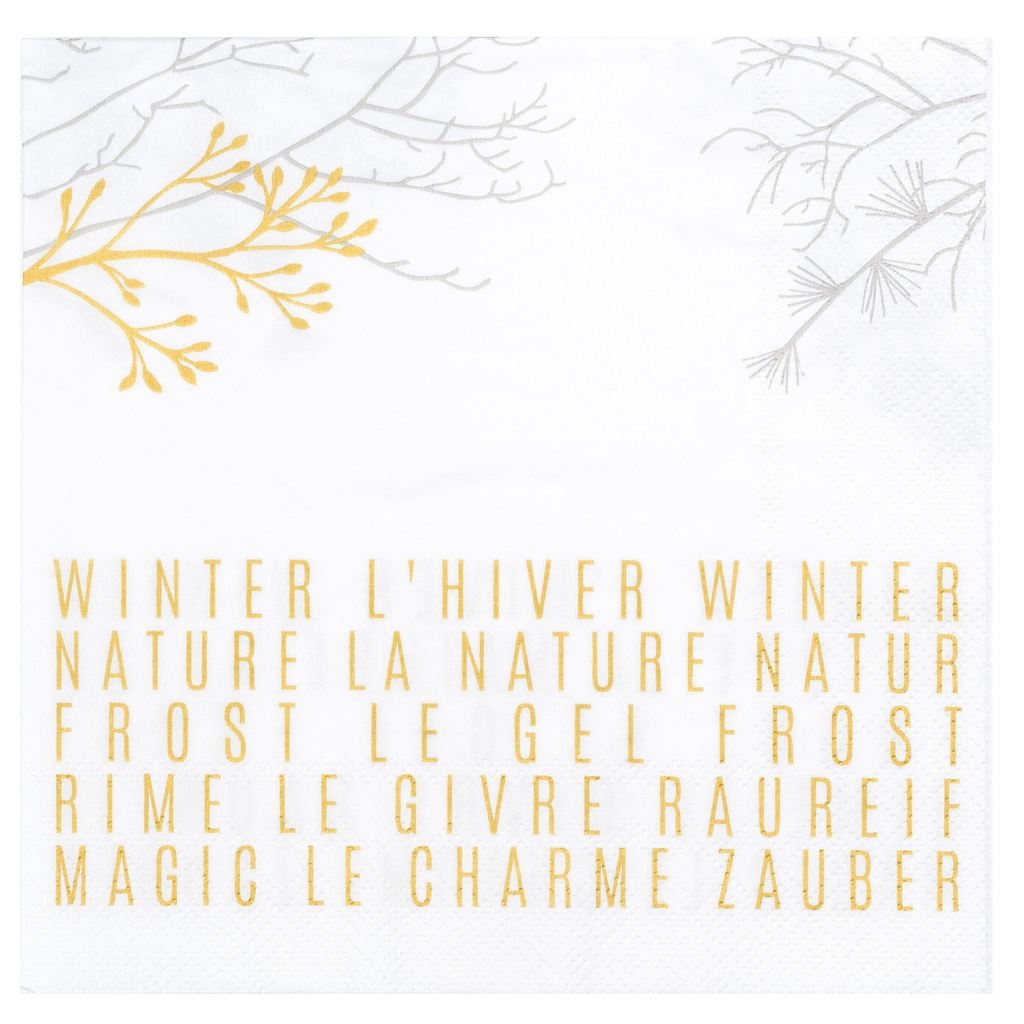 Serviettes en Papier - Branches