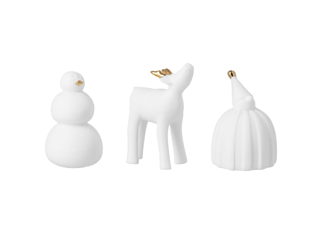 Set de Figurines d'Hiver - 3 pcs