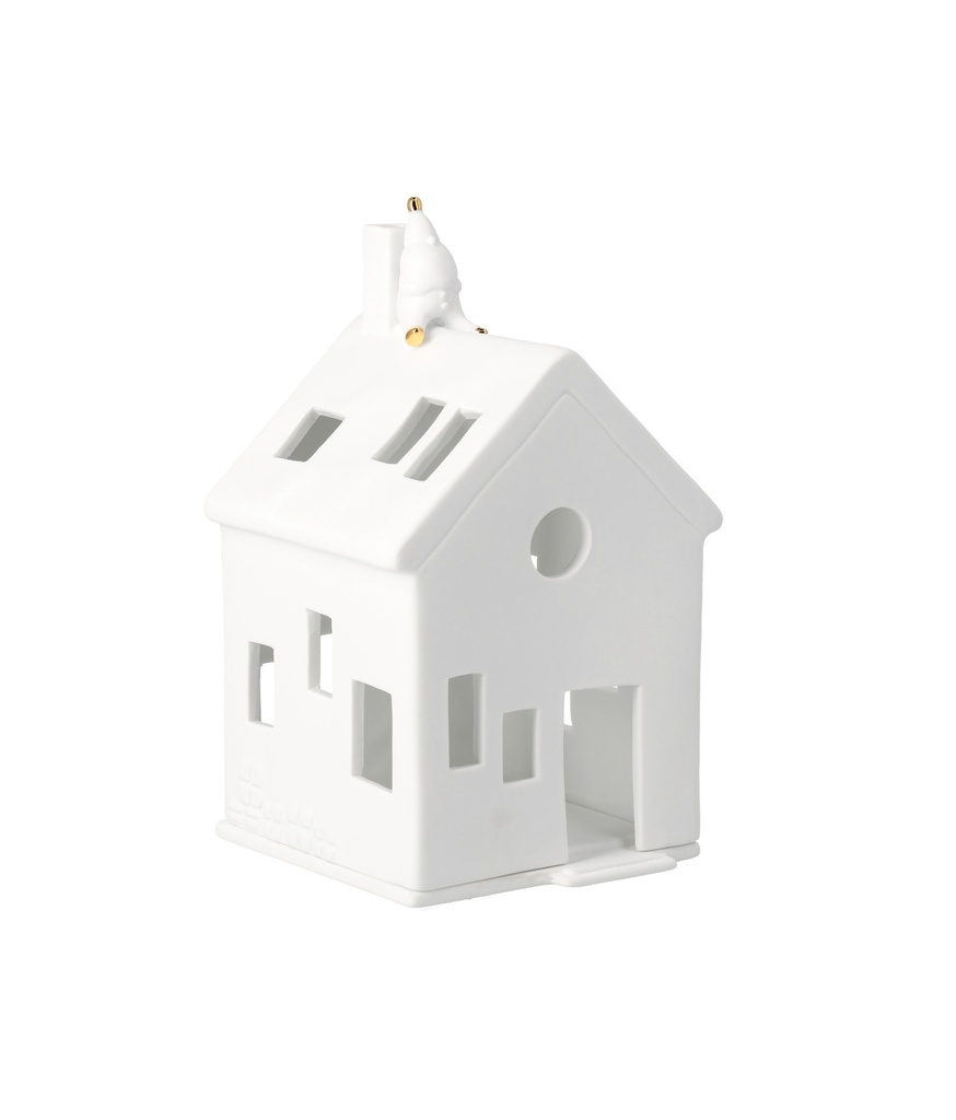 Photophore en Porcelaine - Maison 