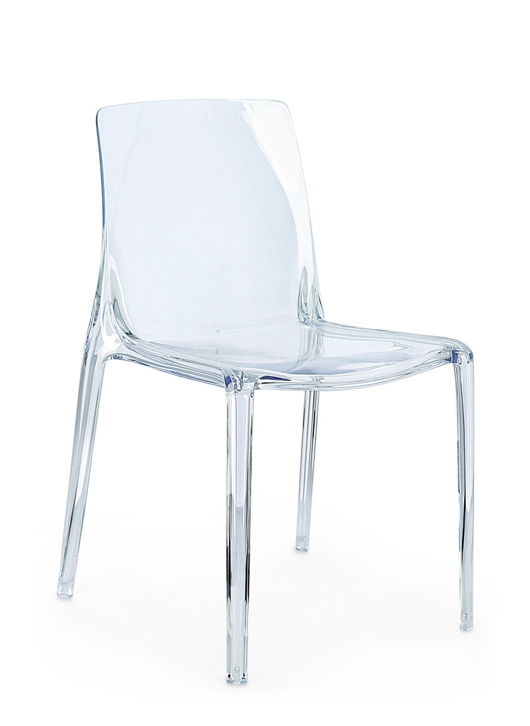 Chaise Adèle - Transparente