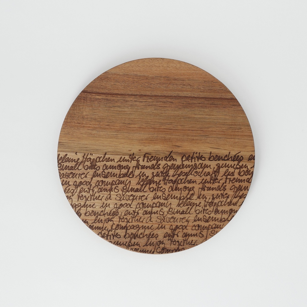 Assiette en Bois - Ronde