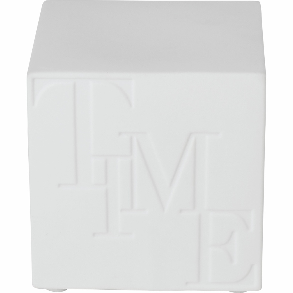 Lampe Cube en Porcelaine LED - Time to Start 