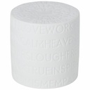 Lampe Cylindre en Porcelaine LED - Words