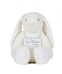 Peluche personnalisable Lapin blanc