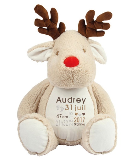 [55797] Peluche personnalisable Renne