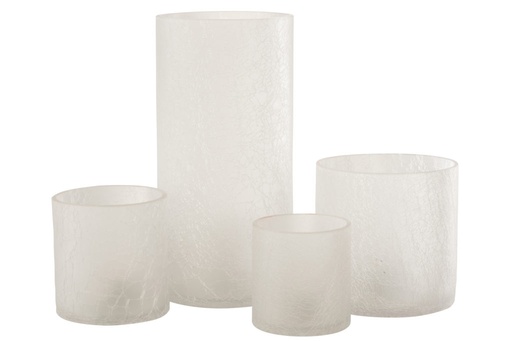 Lanterne en Verre - Craquelé