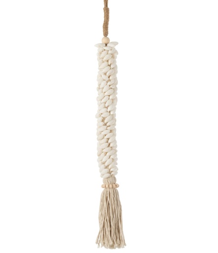 [70836] Guirlande coquillages avec franges