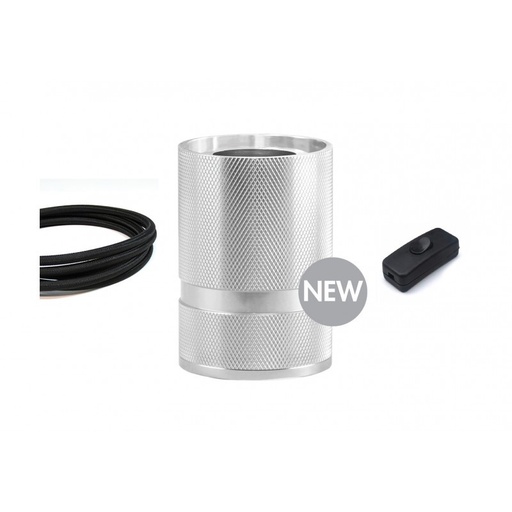 Lampe Socle Argenté - Elio