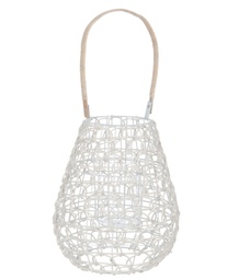 [47371] Lanterne « Grillage Blanc »