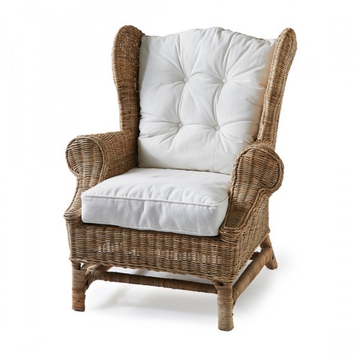 [9079] Fauteuil - Rotin Nicolas Wing