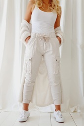 BYPIAS - Pantalon Lola (beige)