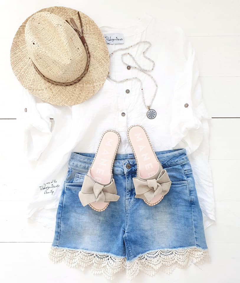 BYPIAS - Short Athena (denim)