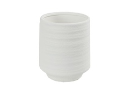 [48366] Cache-pot Blanc Terri S