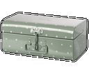 Valise métallique à points
