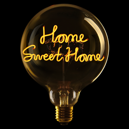 [55295] Ampoule Elio Home Sweet Home (ambrée)