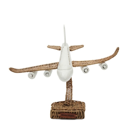 [23617] Avion en rotin et bois