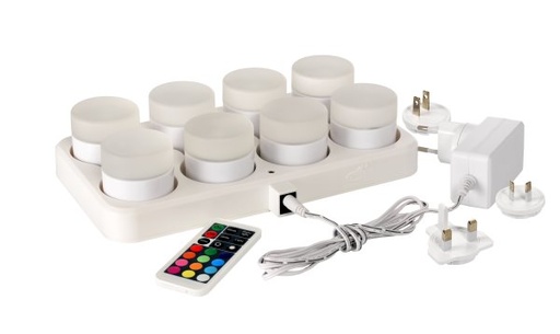 [6570] Bougie Led Premium (8 pièces)