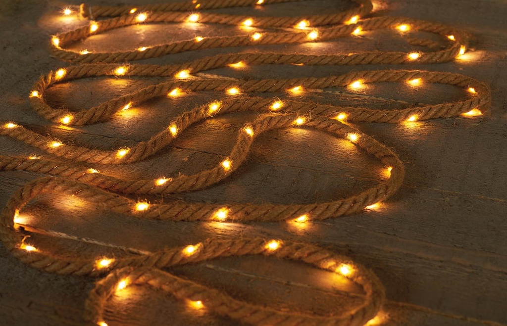 GENERIQUE - Guirlande Type Corde Avec Led. 8 Fonctions Ip44 5m