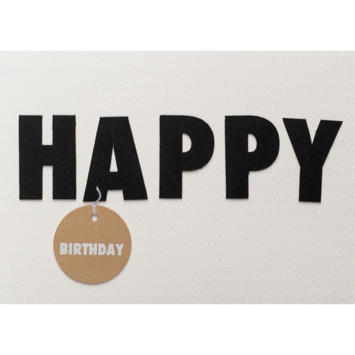 Carte de voeux - Happy Birthday