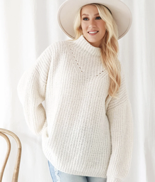 BYPIAS - Pull Lia (off white) à 40%