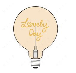 Ampoule Elio - Lovely Day (ambrée)