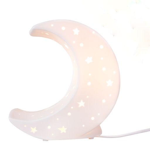 Lampe en Porcelaine - Lune