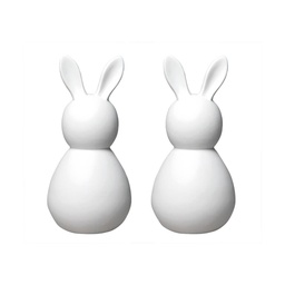 Lapin en Porcelaine - Blanc (2p.)