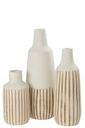 Vase en Bois - Rayé