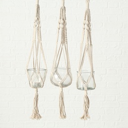[14852] Photophore suspendu en macramé