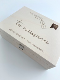 Coffret en Bois - Naissance