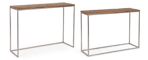 Console en Bois & Métal - Rafaël (2p.)