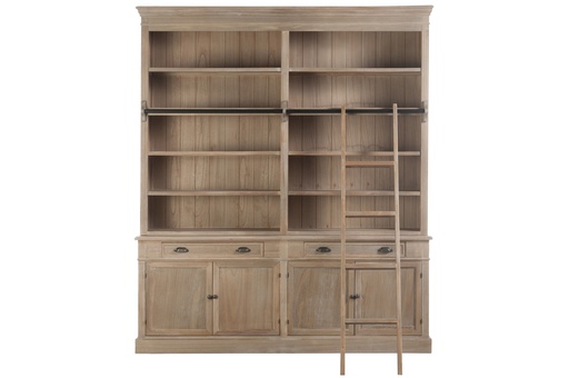 Bibliothèque avec échelle - Nature