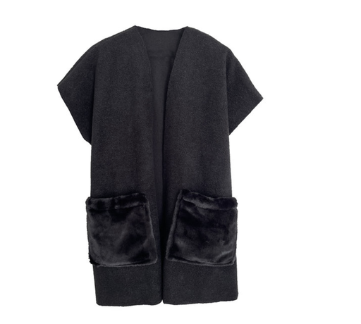 MANIDOU - Gilet Eskimo (black)